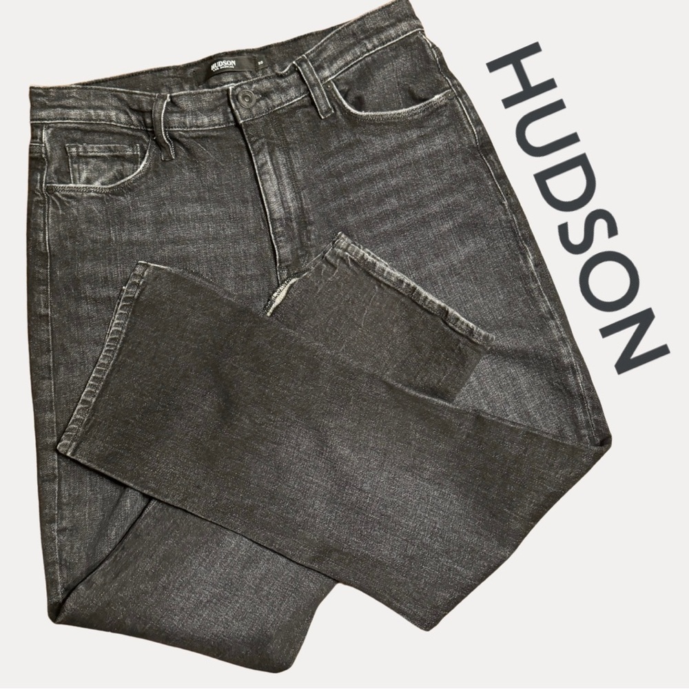 Hudson Jeans Straight Leg in Dark Gray